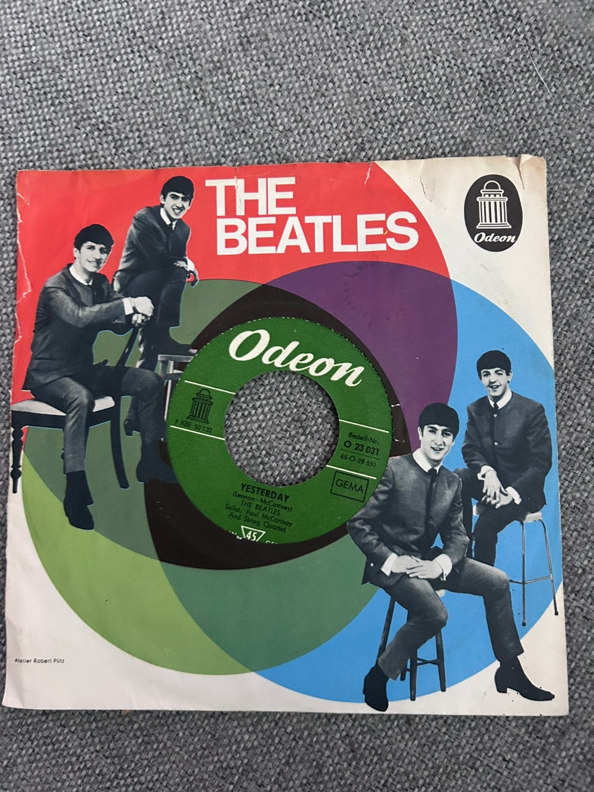 The Beatles Yesterday, 7 inch, Single, Ophalen of Verzenden, Zo goed als nieuw