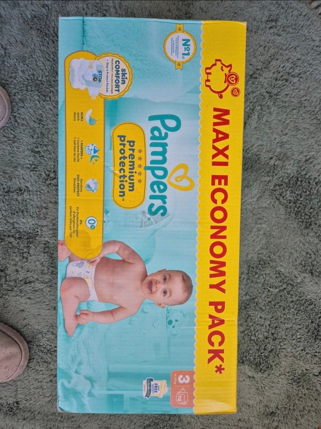 Pampers Premium Protection Luiers Maat 3 (Maxi Economy Pack), Ophalen, Nieuw