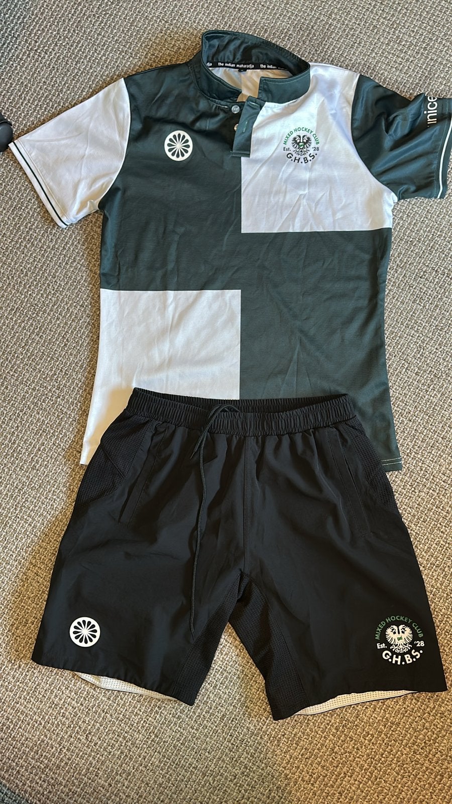 Hockey tenue GHBS - Shirt en Broekje, Sport en Fitness, Ophalen, Zo goed als nieuw, Kleding