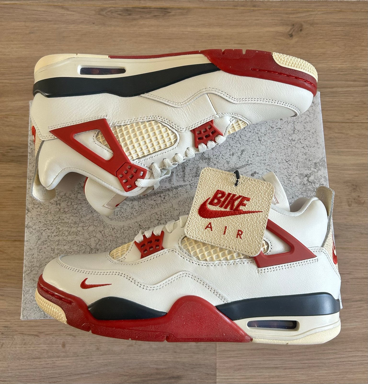 Nike Air Jordan 4 Retro OG SP Bike Air Nigel Sylvester, Kleding | Heren, Schoenen, Ophalen of Verzenden, Nieuw, Wit, Sneakers of Gympen