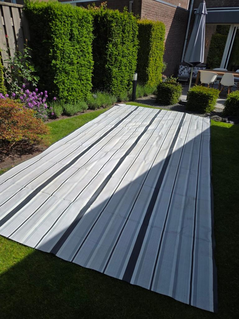 Voortenttapijt/grondzeil 4,8m x 2,5m voor caravan of camper, Ophalen of Verzenden