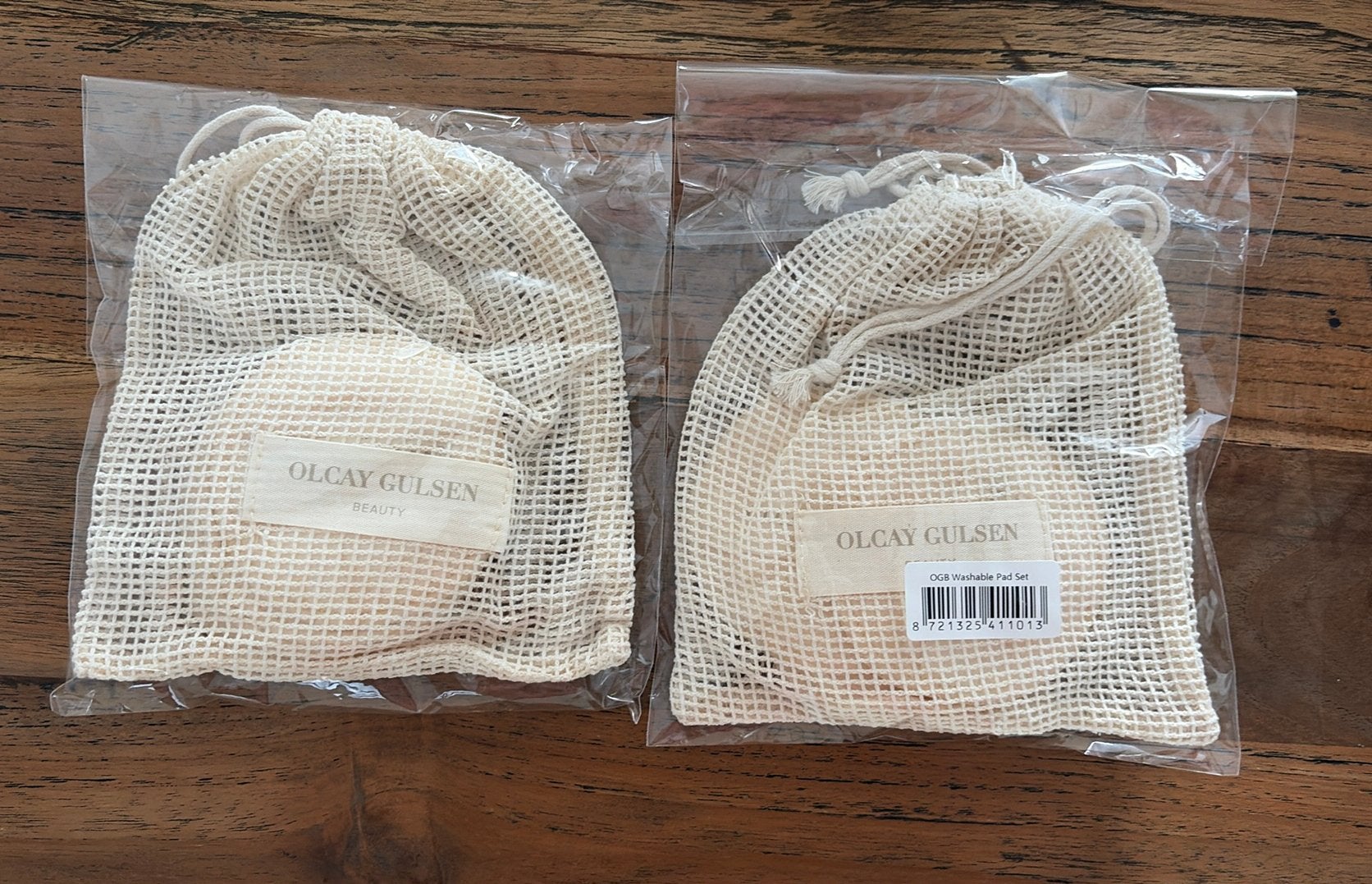 OGB Olcay Gulsen herbruikbare wattenschijfjes 2 zaljes NIEUW, Ophalen of Verzenden, Nieuw, Gehele gezicht, Reiniging