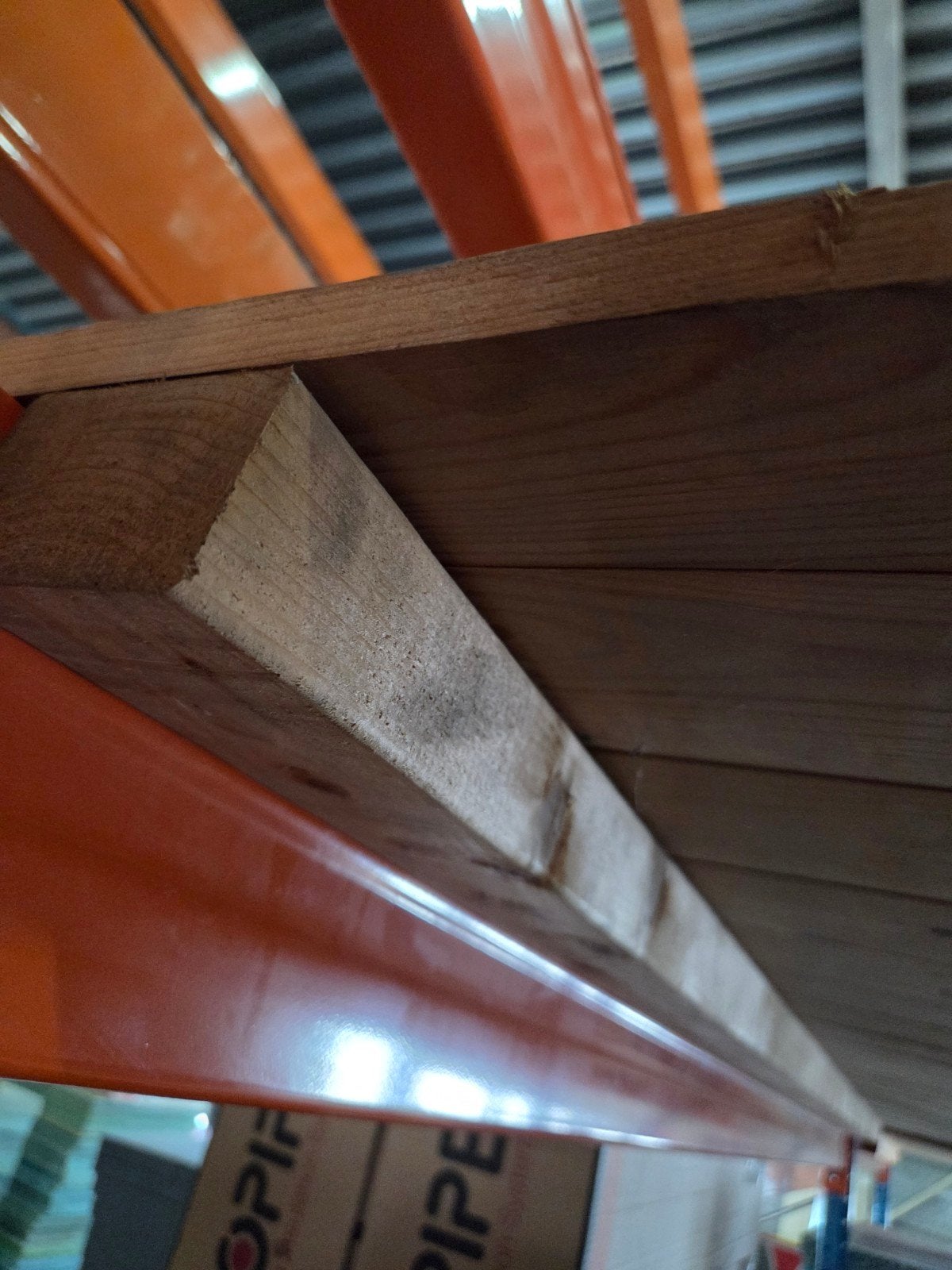 Zware houten legborden voor magazijnstelling - 260x100cm, Doe-het-zelf en Verbouw, Hout en Planken, Ophalen of Verzenden