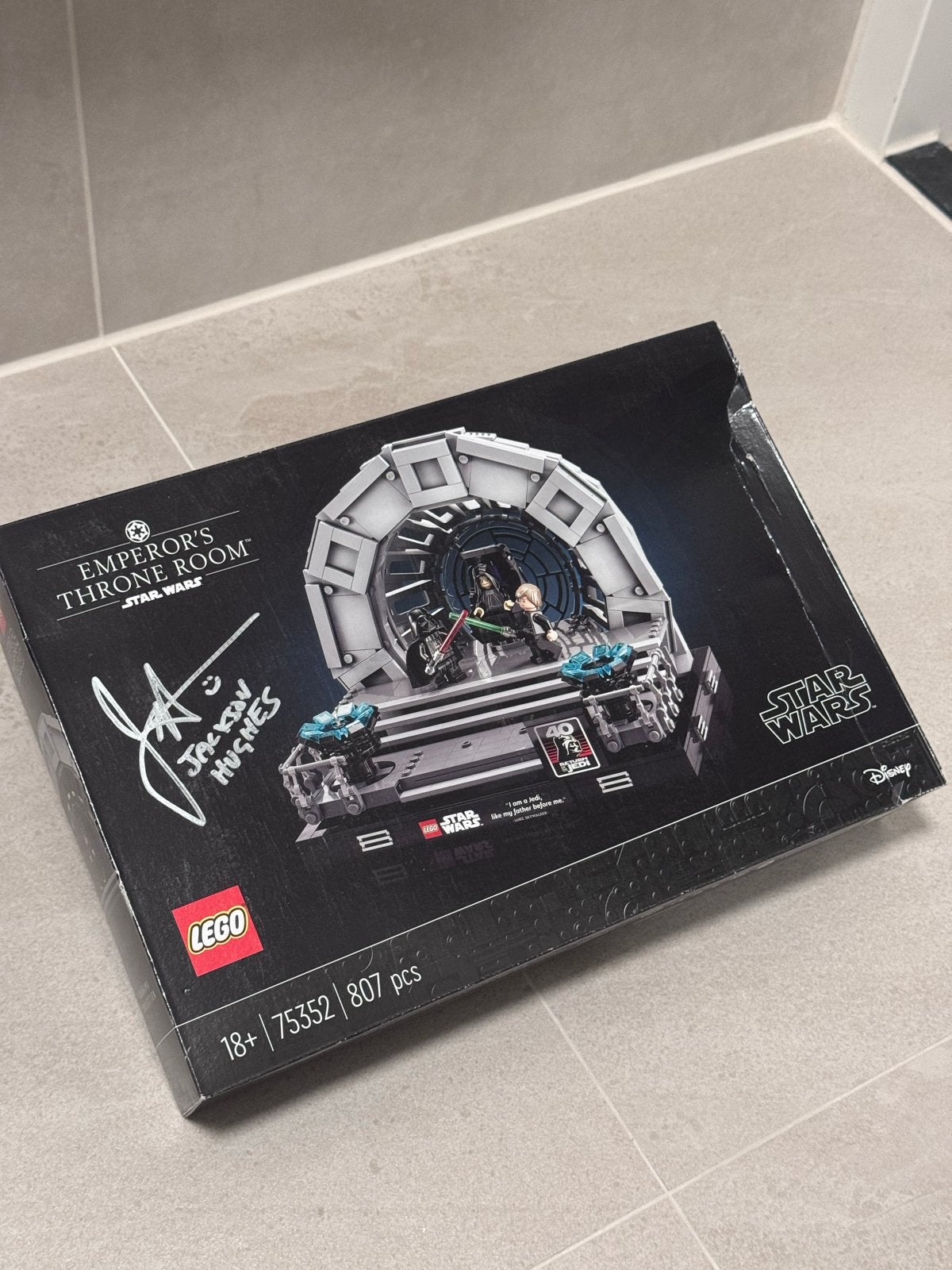 LEGO Star Wars Emperor's Throne Room 75352 (Gesigneerd), Ophalen, Nieuw, Overige merken