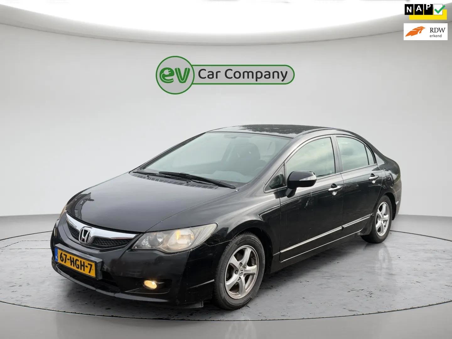 Honda Civic 1.3 Hybrid | Automaat | Camera | Parkeersensoren, Auto's, Honda, Automatische klimaatregeling, Gebruikt, Zwart, Origineel Nederlands