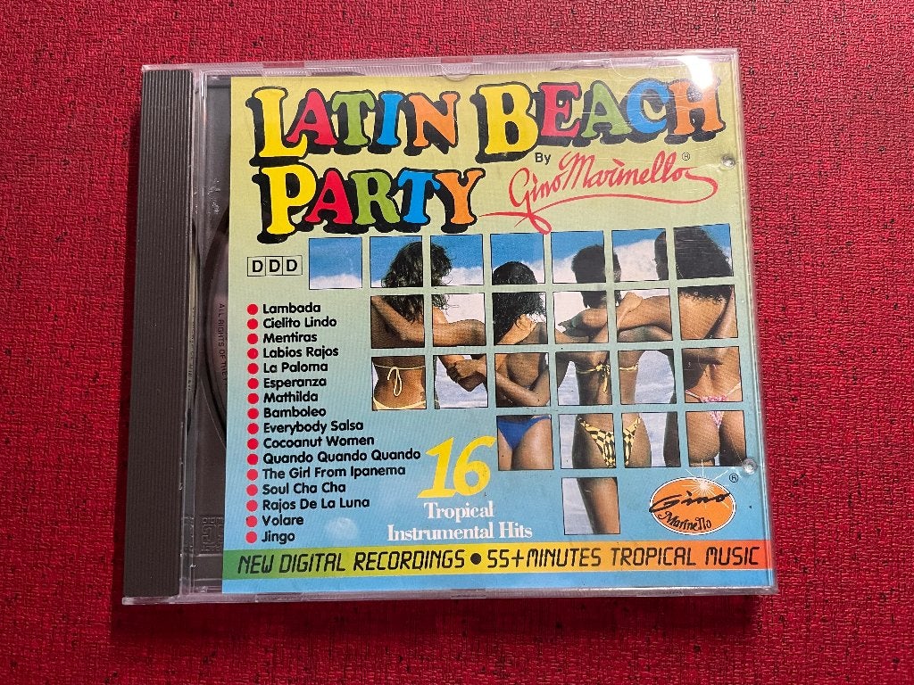 Latin Beach Party - Gino Marinello. CD, Ophalen of Verzenden, Lambada, Zo goed als nieuw, Album