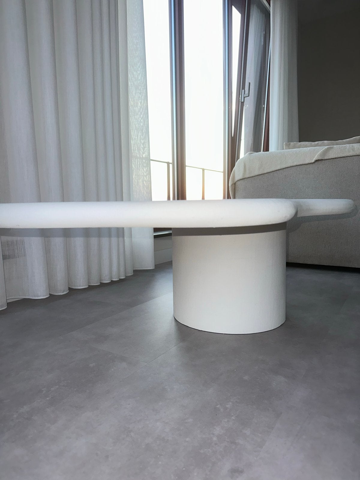 Unieke organische salontafel - Nieuwstaat Table Du Sud, Kunststof, 100 tot 150 cm, Zo goed als nieuw, Overige vormen