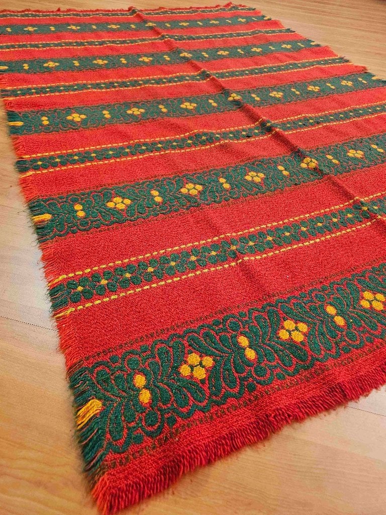 Vintage kleed rood 160/110 cm, Gebruikt, 100 tot 150 cm, Etten-Leur, DJT@dejuistetoon.eu