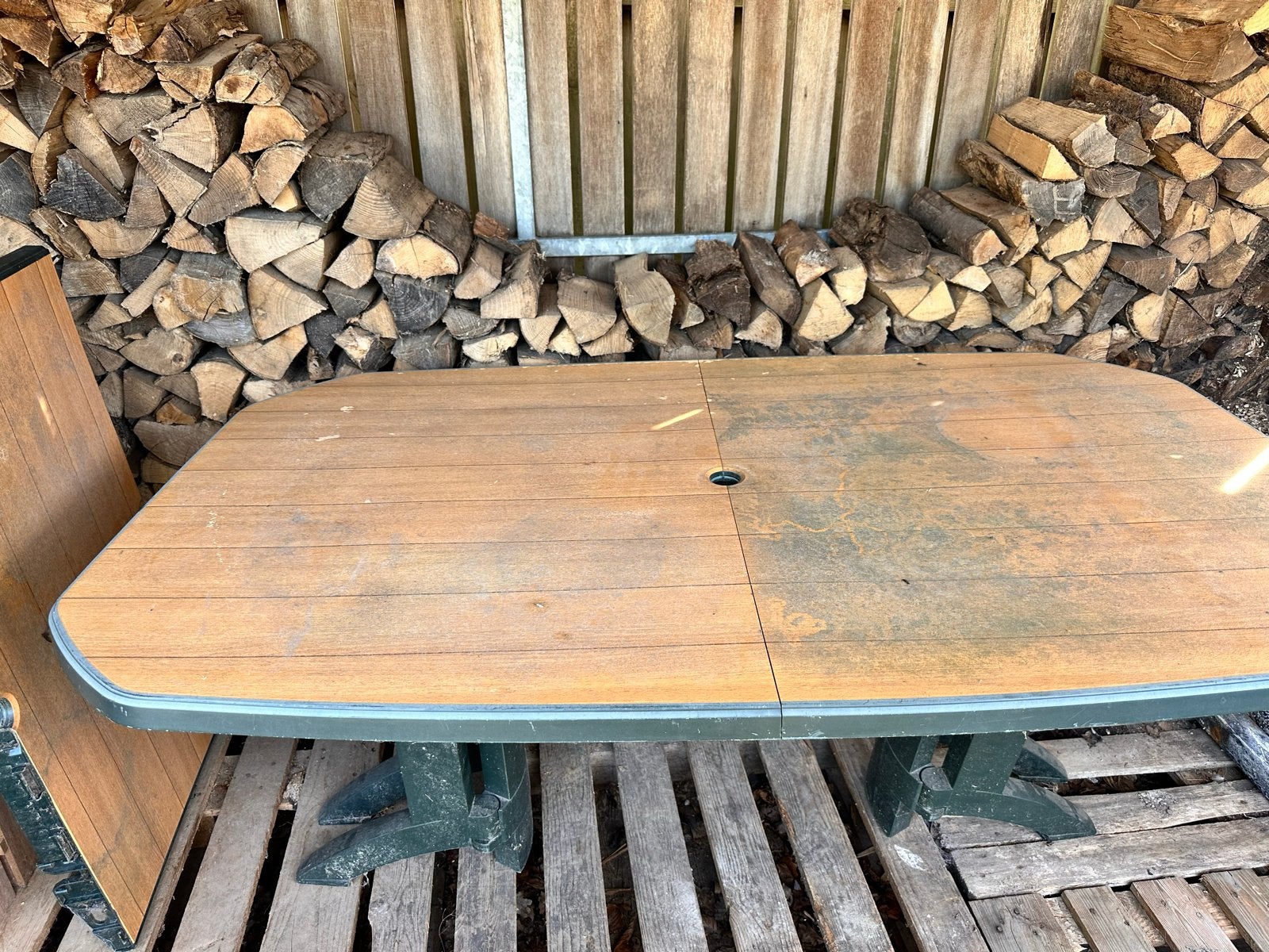 Tuintafel hartman opklapbaar verlengbaar, Ophalen