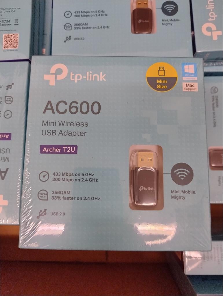 TP-Link AC-600 USB WIFI Adapter - Nieuw in de verpakking, Computers en Software, WiFi-versterkers, Ophalen, Nieuw, TP-Link