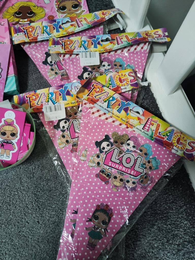 LOL surprise kinderfeestje party nieuw, Hobby en Vrije tijd, Feestartikelen, Ophalen of Verzenden, Nieuw, Versiering, Verjaardag