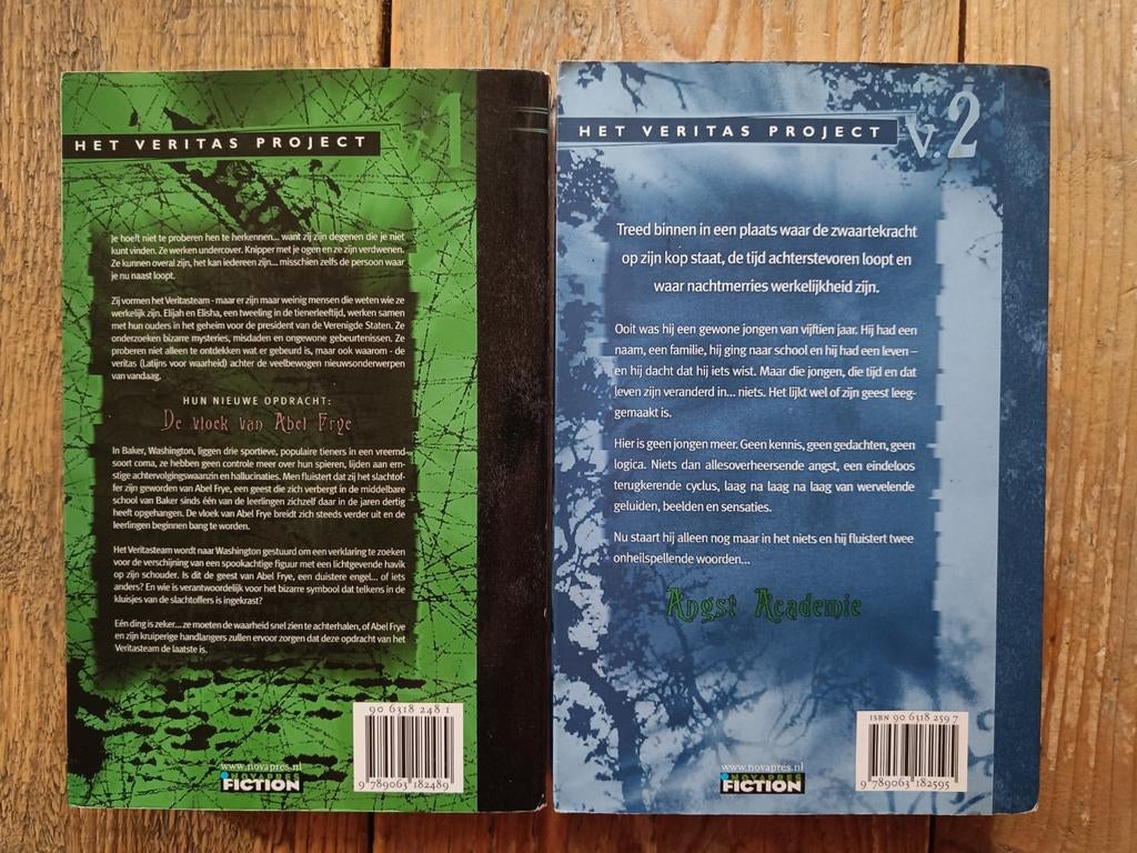 2 Delige serie:  Het Veritas project., Boeken, Ophalen of Verzenden, Zo goed als nieuw