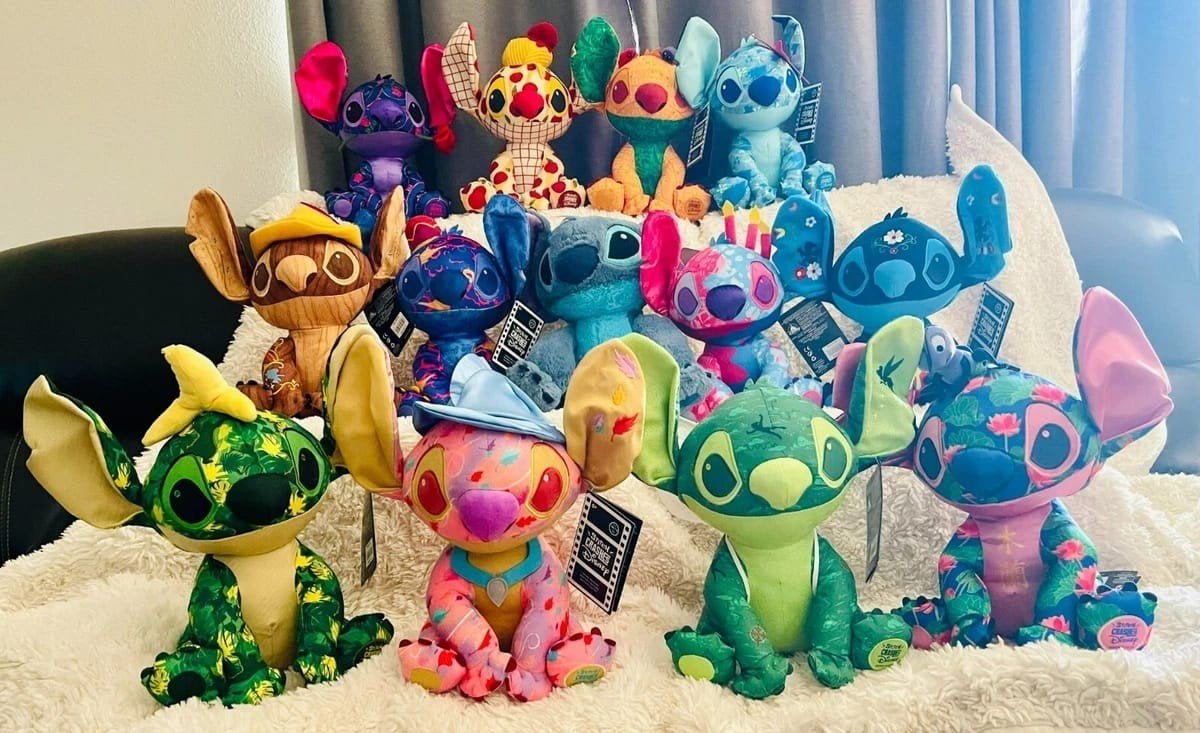 Complete set: 12 Stitch Crashes Disney Knuffels, Ophalen of Verzenden, Overige figuren, Nieuw, Knuffel