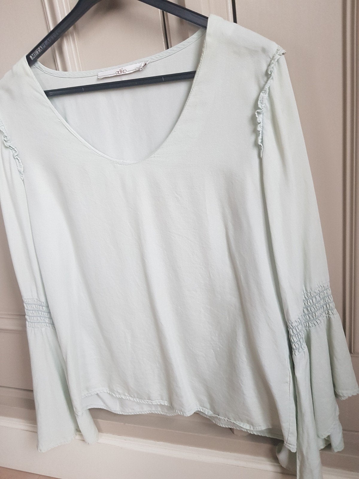 Mooie jeans blouse van "Aaiko", Kleding | Dames, Adiko, Ophalen of Verzenden, Maat 36 (S), Blauw