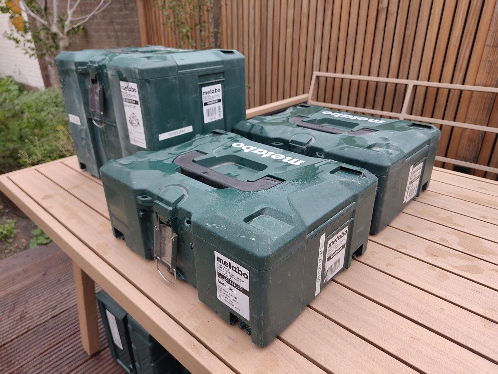 Metabo Metaloc Koffers voor Multitool, Cirkel- Decoupeerzaag, Ophalen, Gebruikt