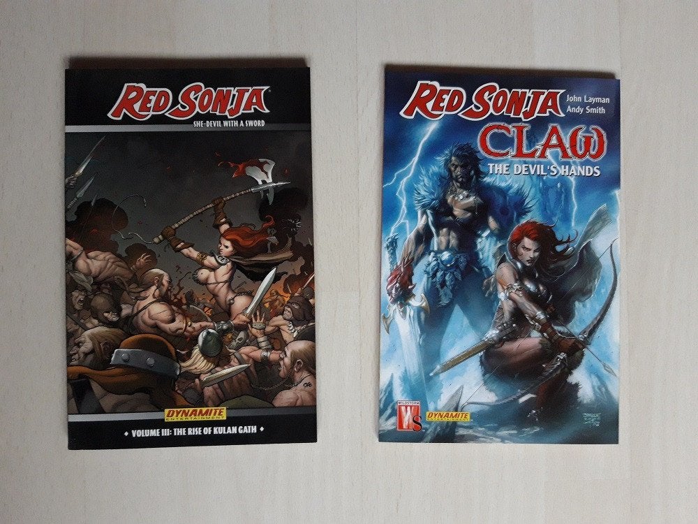 Red Sonja Comics: 2 Trade Paper Books, Boeken, Strips | Comics, Amerika, Verzenden, Complete serie of reeks, Zo goed als nieuw