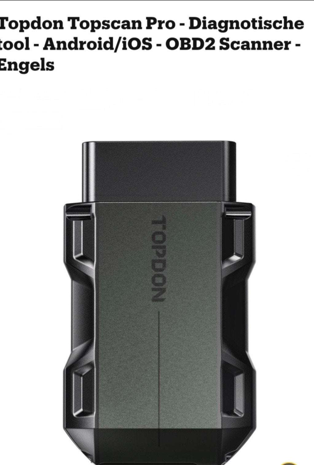 Topdon Topsccan Pro Diagnostische Tool OBD2 Scanner, Auto diversen, Autogereedschap, Ophalen of Verzenden