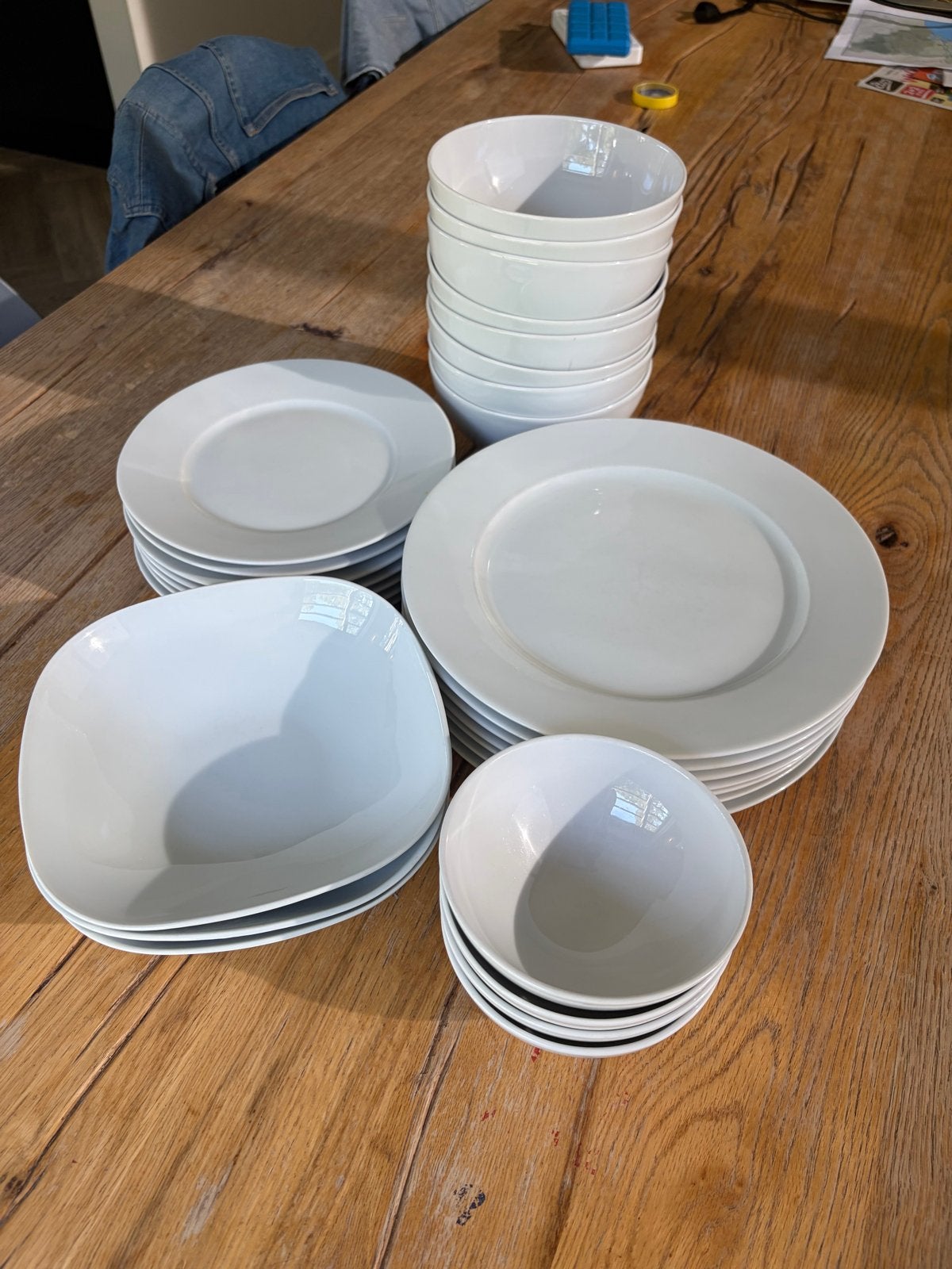 IKEA 365+ servies set - Borden en kommen, Gebruikt, IKEA, Ophalen of Verzenden, Modern