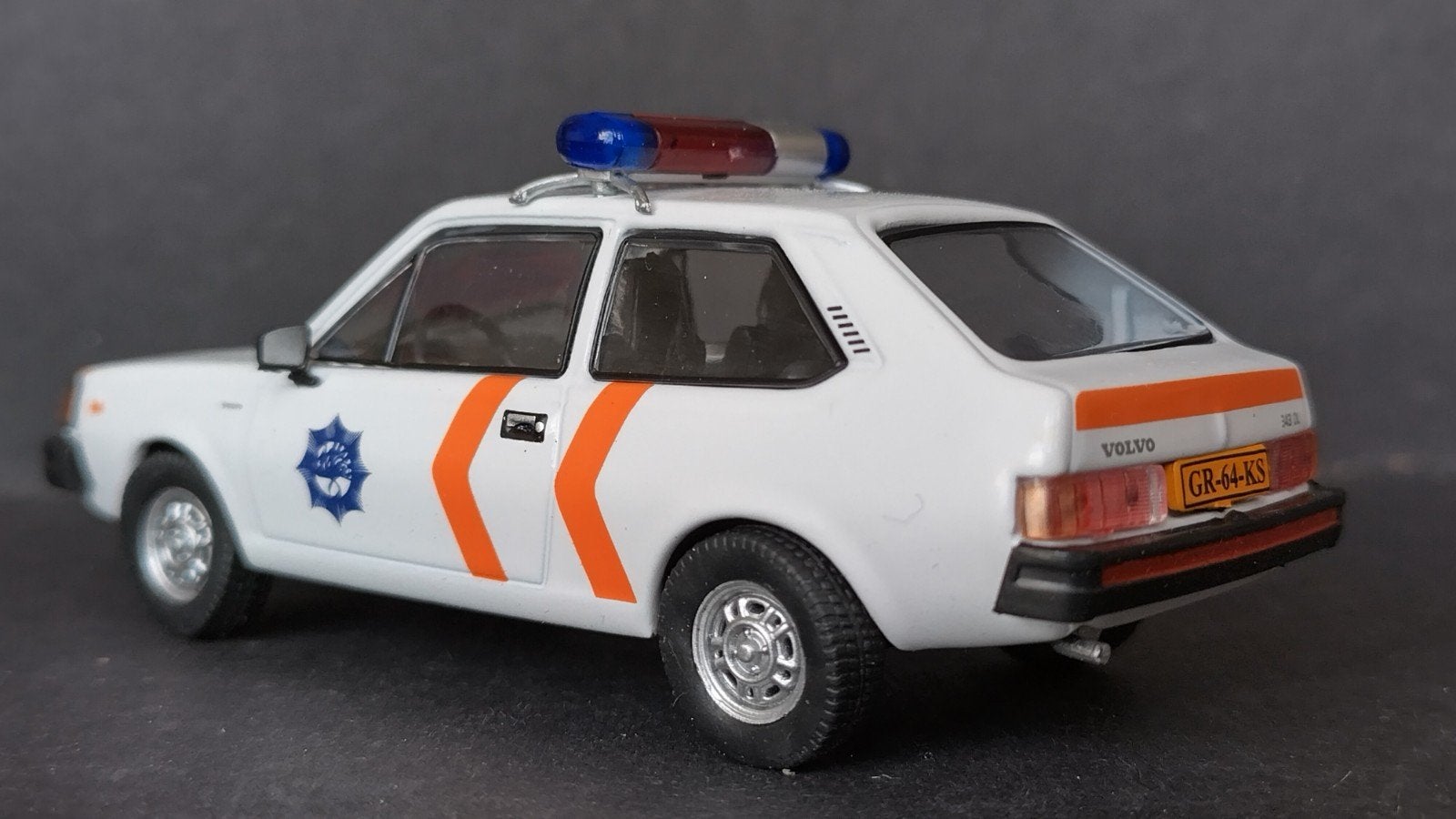 Volvo 343 Politie Nederland 1:43 Del Prado Pol, Overige merken, Auto, Verzenden, .