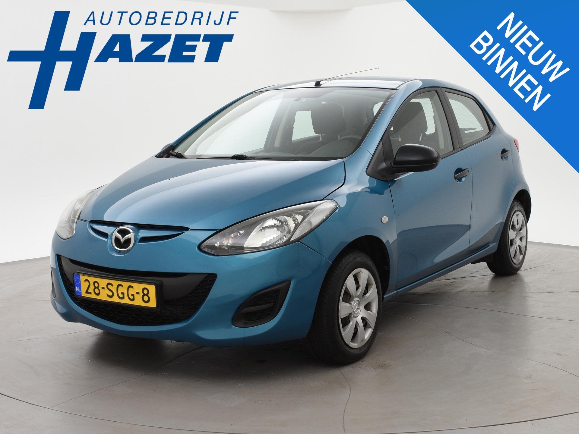 Mazda 2 1.3 BIFUEL LPG VANAF FABRIEK COOL + AIRCO | ARMSTEUN, Auto's, Mazda, Voorwielaandrijving, Euro 5, Stof, Gebruikt