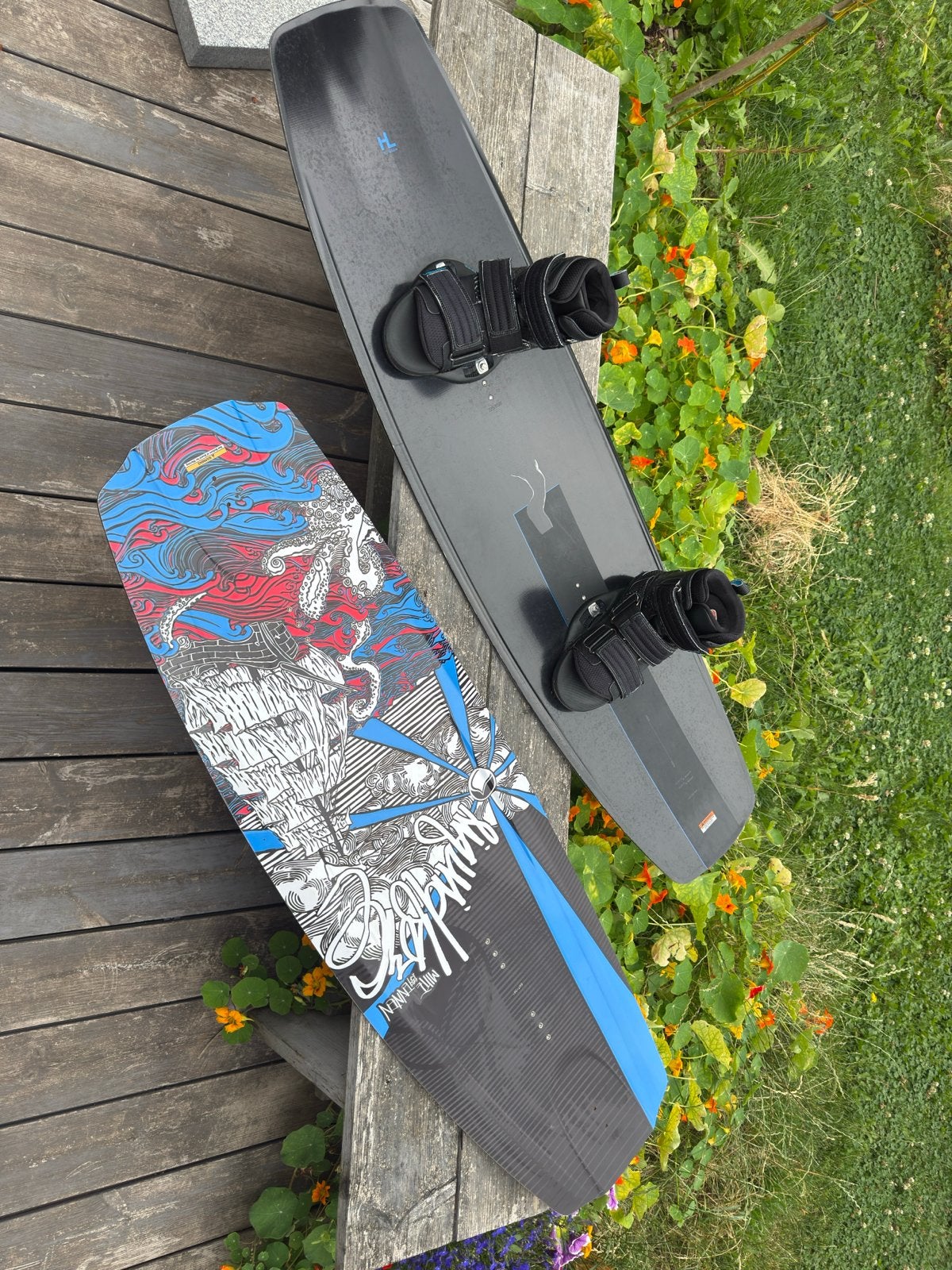 Wakeboard, Watersport en Boten, Wakeboarden, Gebruikt, Board en Schoenen, Ophalen
