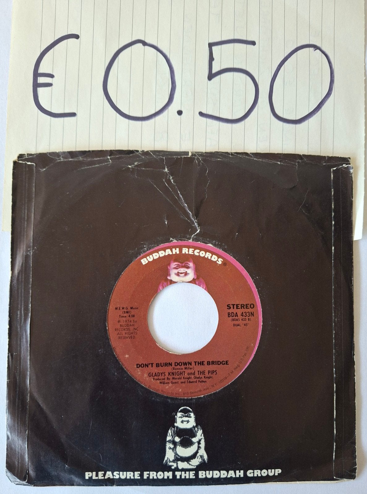 Gladys Knight, Cd's en Dvd's, Vinyl Singles, Ophalen of Verzenden, Gebruikt, 7 inch, Pop