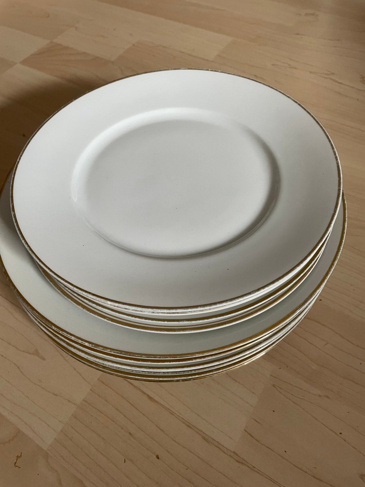 Borden met gouden bies van Huschenreuther Selb Bavaria, Ophalen of Verzenden