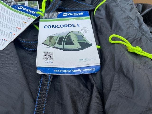 tent te koop concorde l opblaasbaar, Ophalen, Gebruikt, Tot en met 4