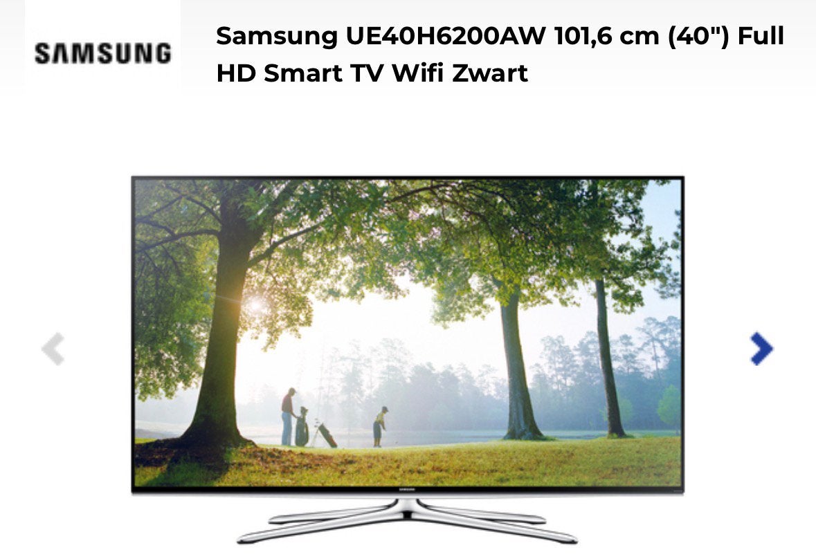 Tv, Audio, Tv en Foto, Televisies, Zo goed als nieuw, 100 cm of meer, Samsung, 50 Hz, Ophalen