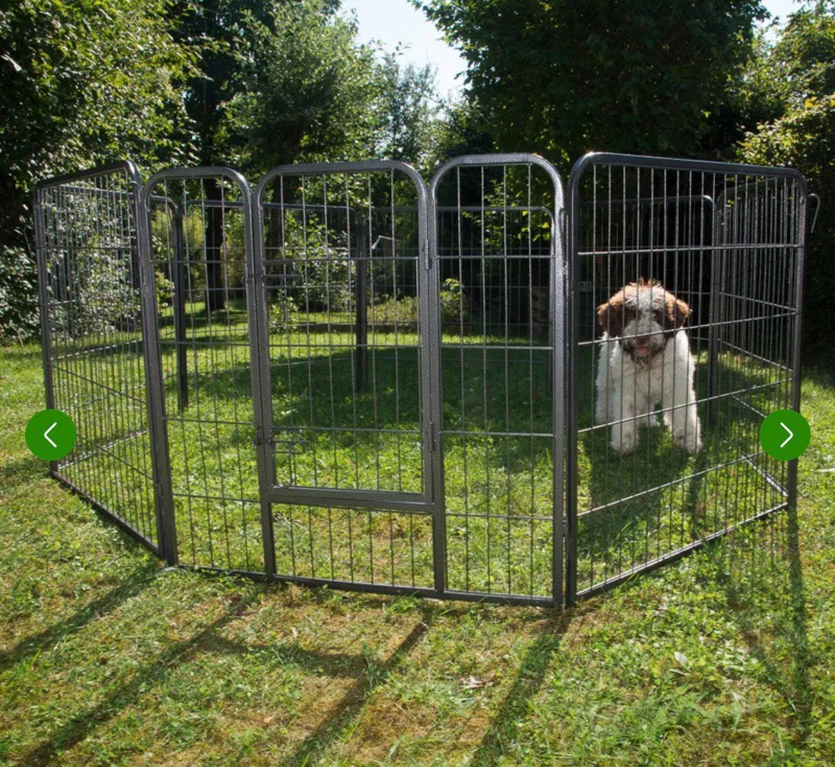 Metalen binnenren voor puppy/hond, Dieren en Toebehoren, Hondenhokken, Ophalen, Hondenkennel, 110 cm of meer, 65 tot 100 cm