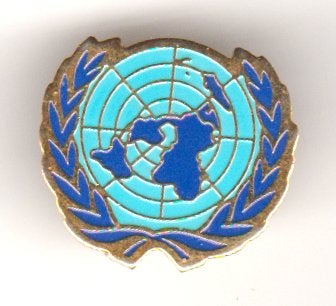 Vn of Eu pin vintage, Verzenden, Zo goed als nieuw