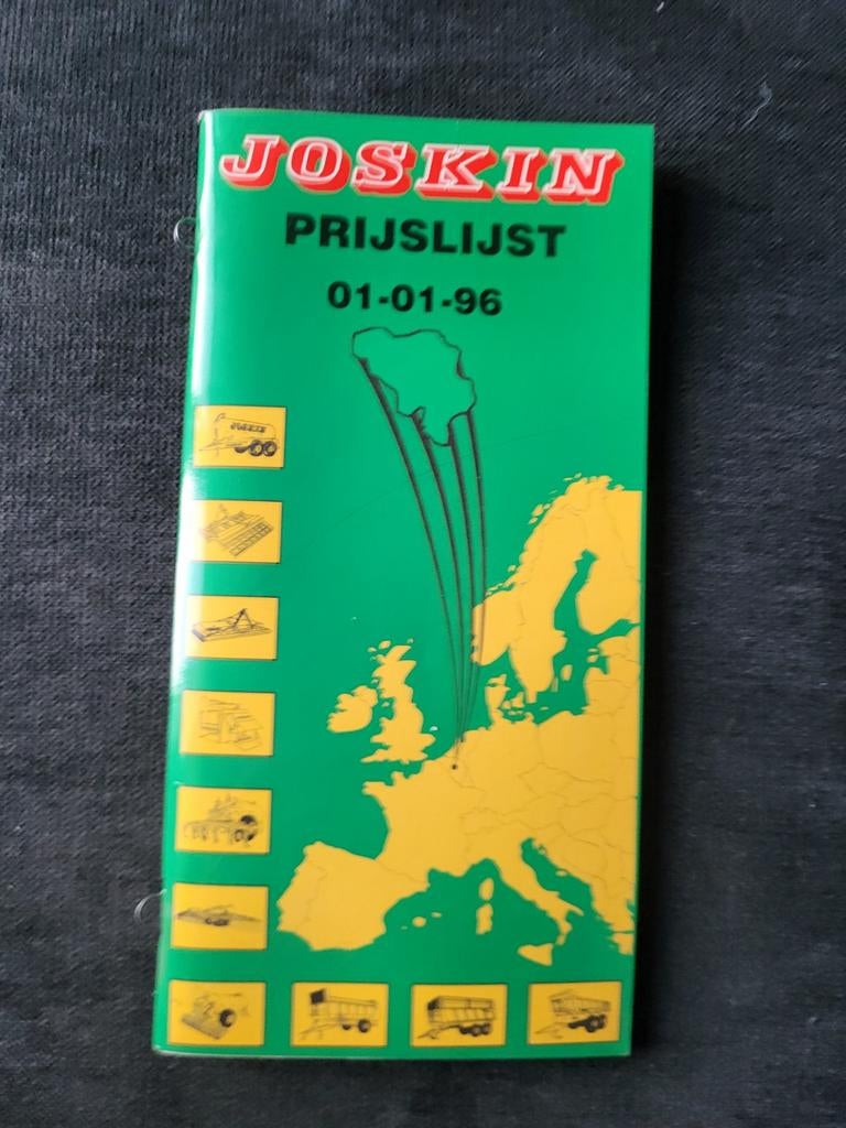 JOSKIN prijslijst 1996, Ophalen of Verzenden, Zo goed als nieuw