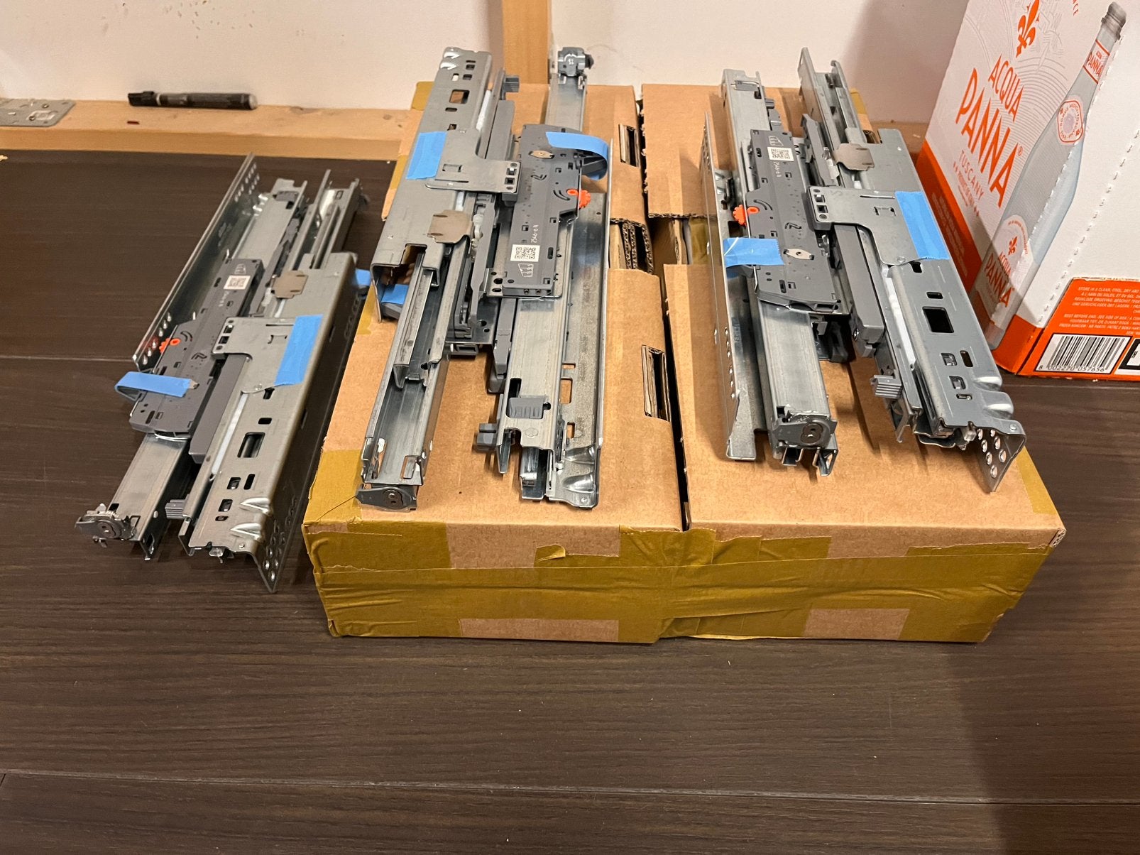 7x Blum MOVENTO ladegeleiders 40 kg – Nieuw TIP-ON BLUMOTION, Doe-het-zelf en Verbouw, Ophalen of Verzenden, Zo goed als nieuw