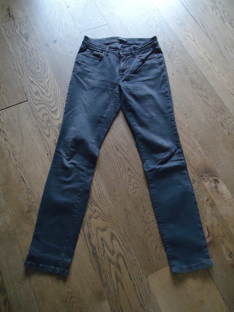Grijs/zwarte Cambio stretch spijkerbroek maat 40, Kleding | Dames, Cambio, Ophalen of Verzenden, W30 - W32 (confectie 38/40), Grijs