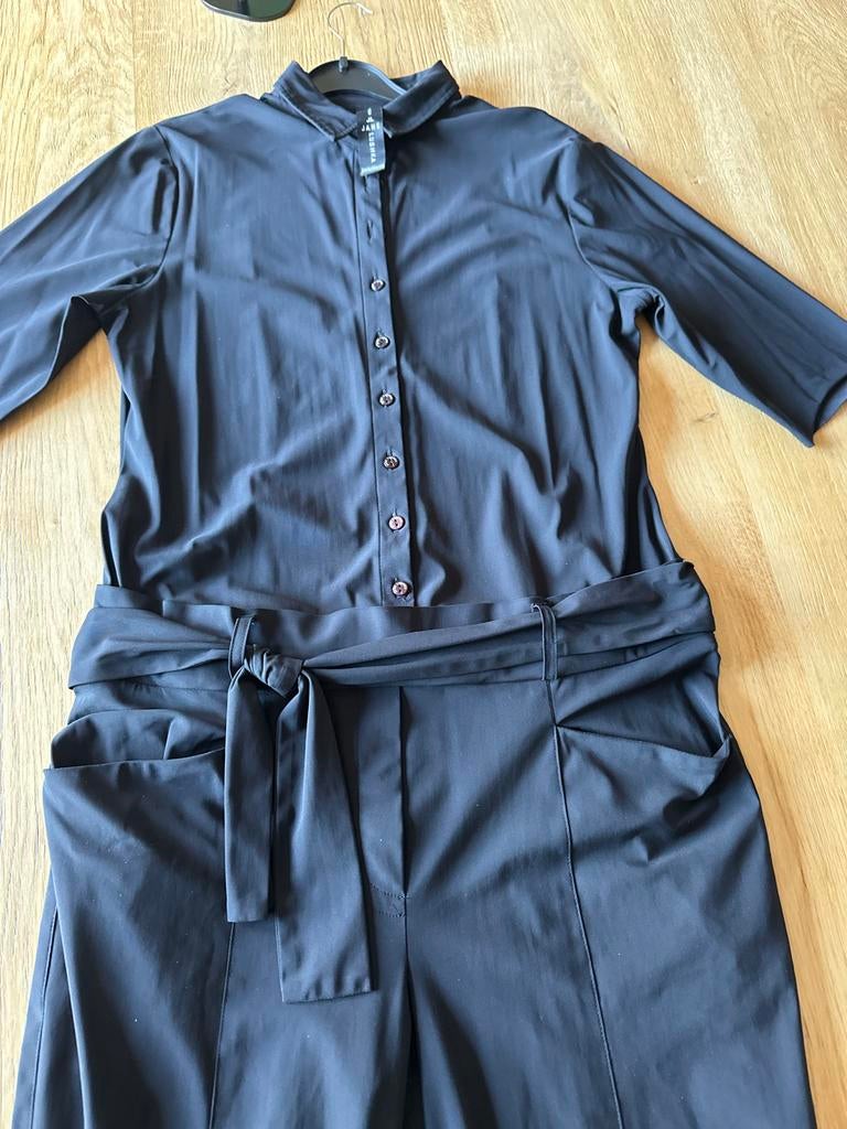 Jane Lushka Jumpsuit Zwart, Kleding | Dames, Jumpsuits, Ophalen of Verzenden, Zo goed als nieuw, Maat 46/48 (XL) of groter, Zwart