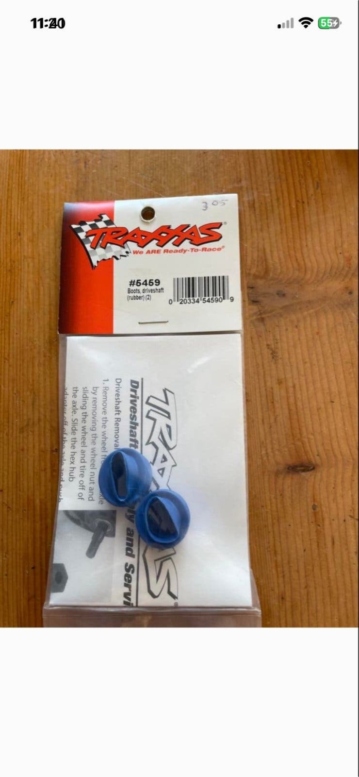 Traxxas #5459 Rubberen aandrijfashoezen (2), Ophalen of Verzenden, Nieuw, Overige schalen, Onderdeel