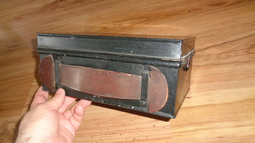 NED leger stafkaart kist voor 1940 mobilisatie, Verzamelen, Verzenden, Landmacht, Nederland, Overige typen