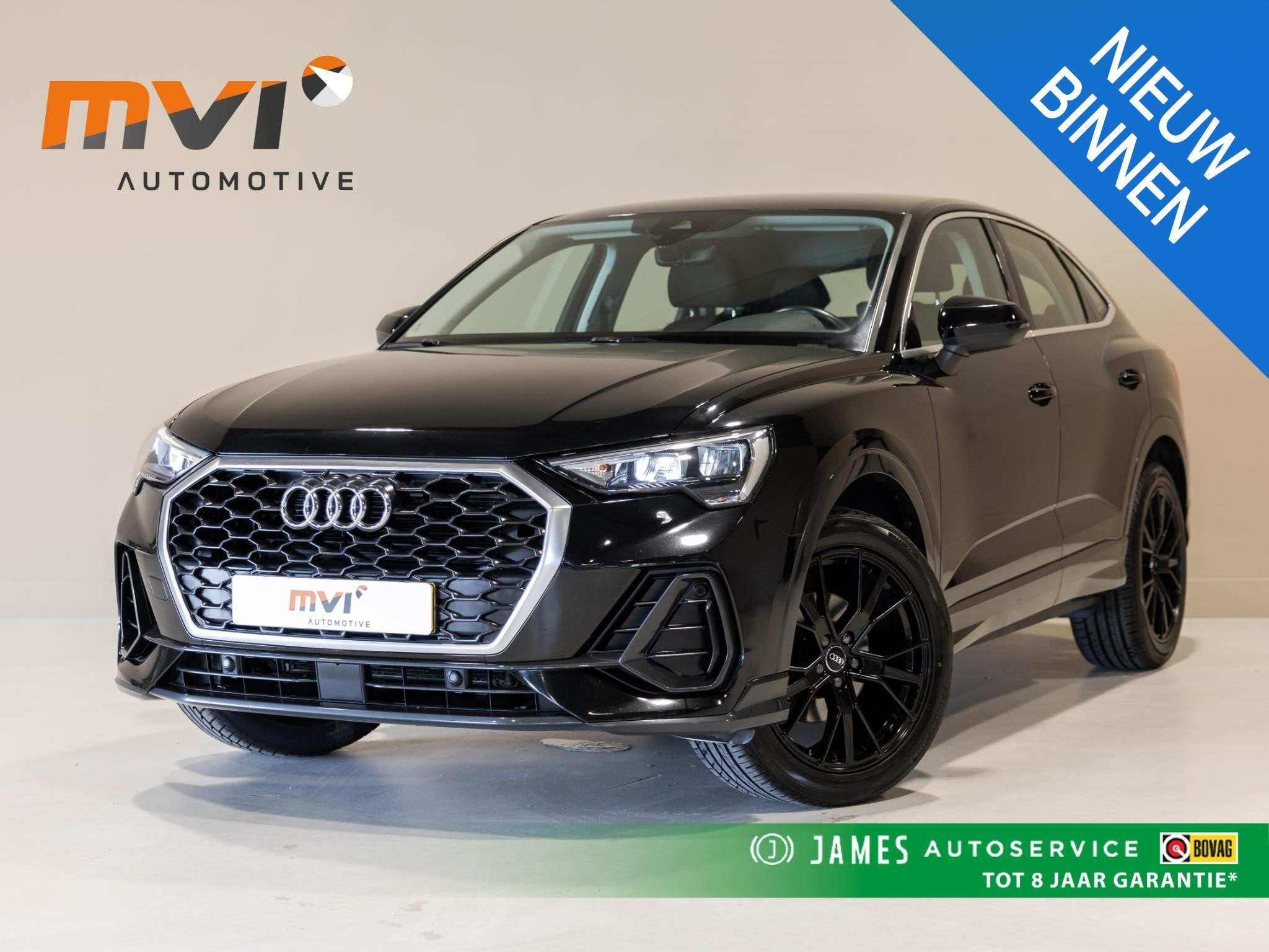 Audi Q3 Sportback 35 TFSI Business Edition / 150pk / Stuur v, Auto's, Voorwielaandrijving, Stof, 4 cilinders, Zwart