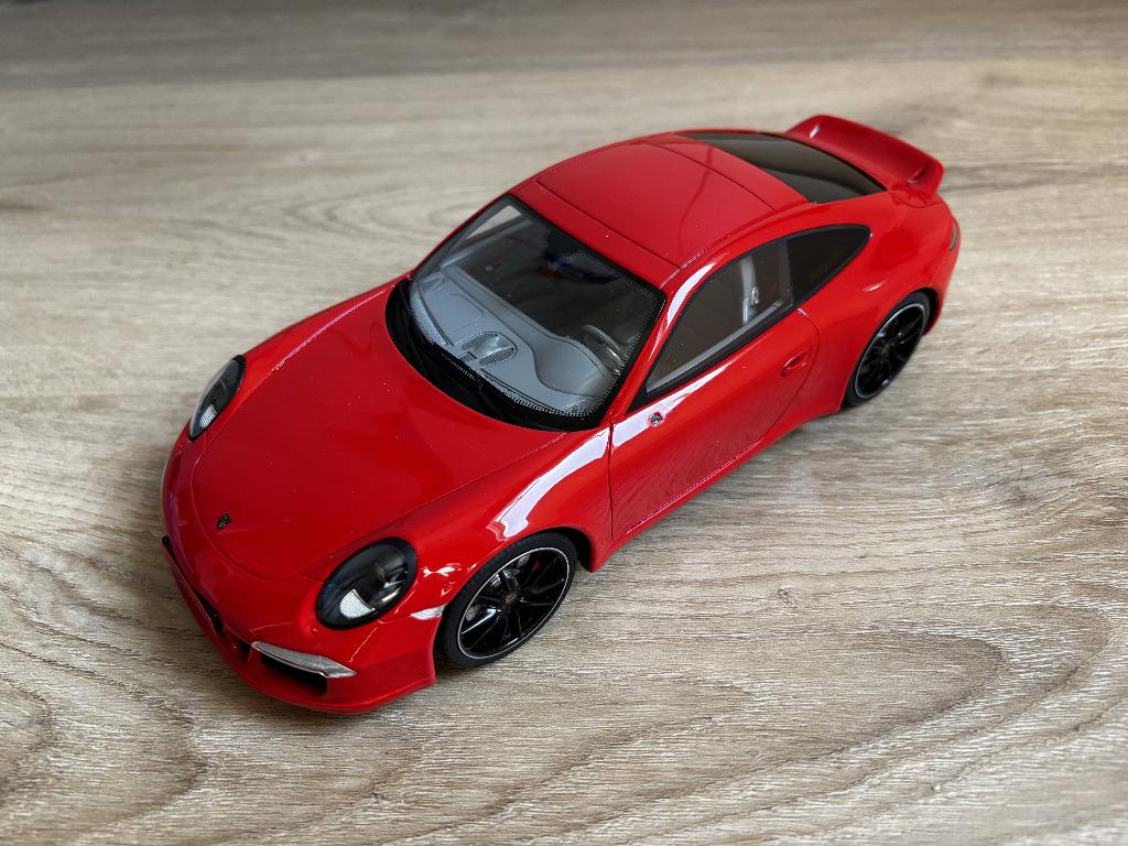1:18 GT Spirit Porsche 911 (991) Carrera S Aerokit GT022A, Ophalen of Verzenden, Gebruikt, Auto, Overige merken