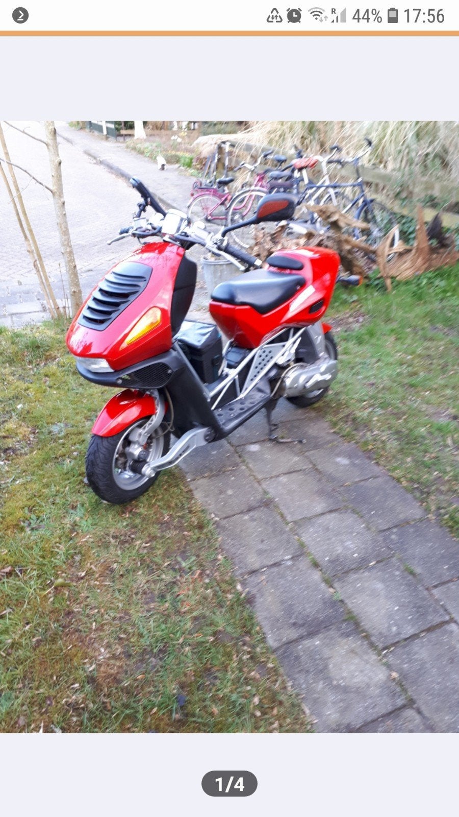 ITAJET DRAGSTER 50cc in zo goed als nieuw staat, Fietsen en Brommers, Ophalen, Italjet, Maximaal 45 km/u, Zo goed als nieuw