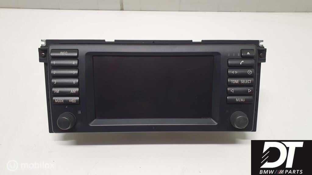 Navigatiedisplay BMW 5-serie E39 ('95-'03) 65526913387, Gebruikt, Ophalen of Verzenden, BMW, BMW