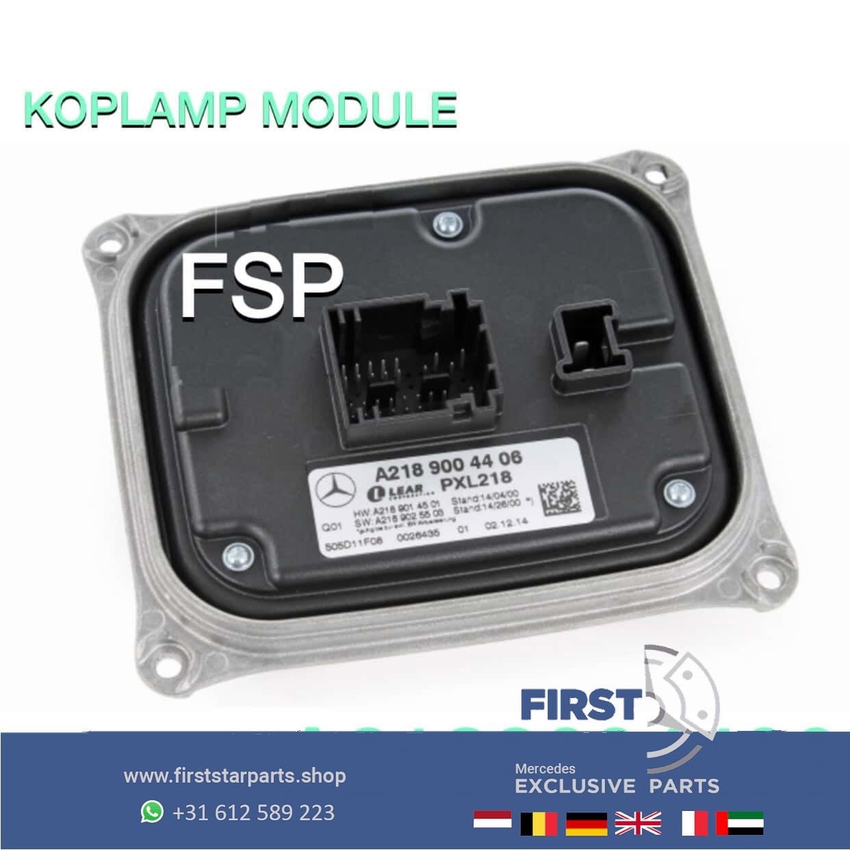 A2189004406 Mercedes LED KOPLAMP MODULE CLS ORIGINEEL koplam, Gebruikt, -, Ophalen of Verzenden, -