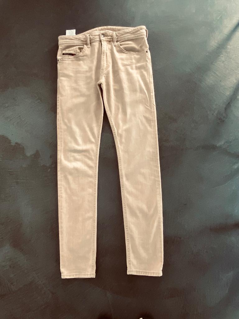 J563 Diesel maat W31/L34=40=M jeans spijkerbroek broek beige, Overige kleuren, Ophalen of Verzenden, Zo goed als nieuw, Diesel