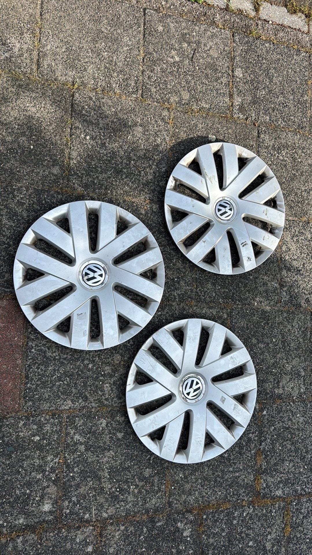 Gebruikte Volkswagen polo 15 inch wieldoppen, Auto diversen, Wieldoppen, Ophalen of Verzenden, Gebruikt