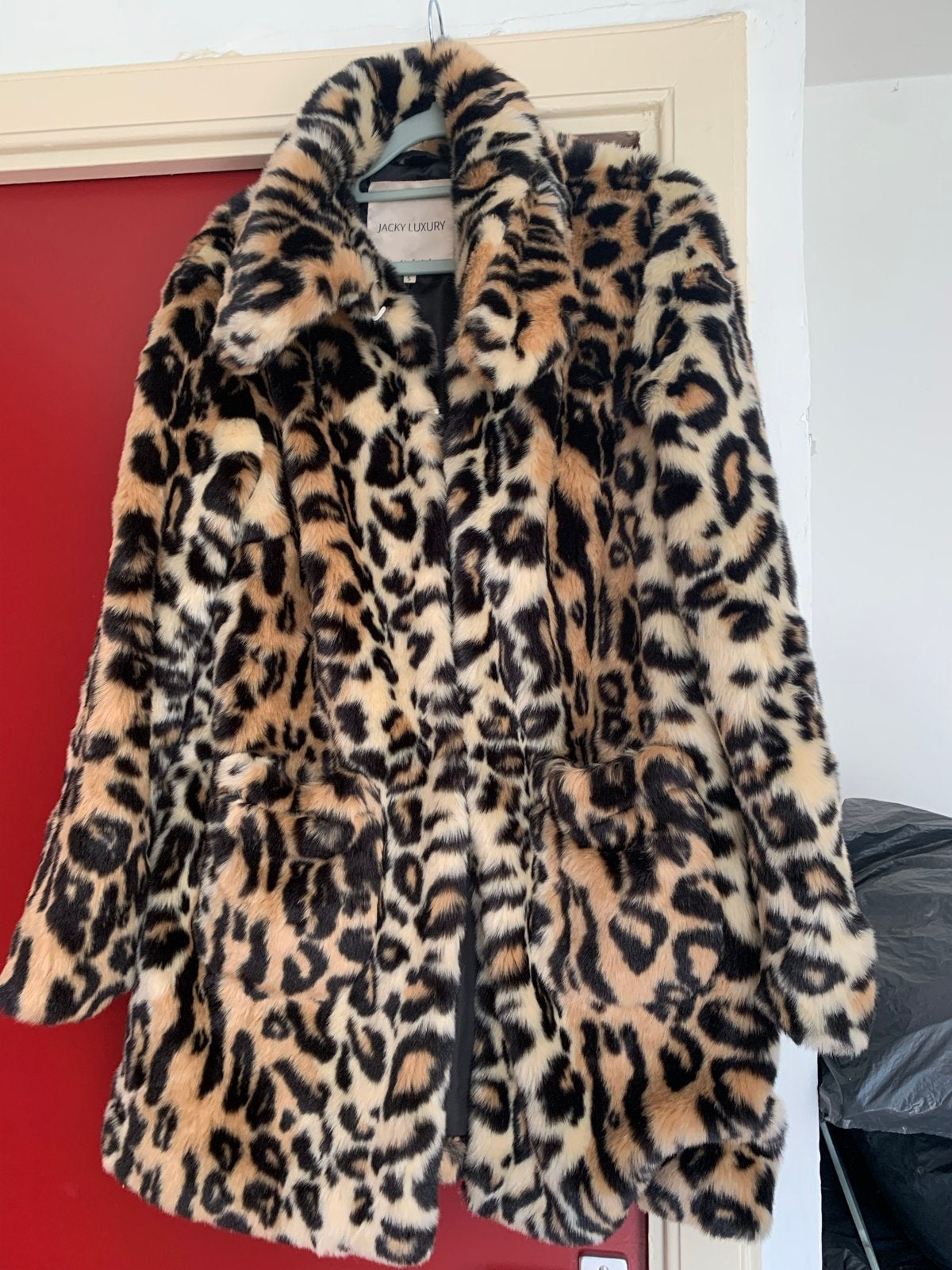 Jacky Luxury Leopard Faux Fur Jas Maat M, Ophalen of Verzenden, Nieuw, Maat 38/40 (M), Meerkleurig