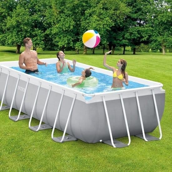 Intex Prism Frame zwembad met toebehoren, Ophalen, 200 tot 300 cm, 80 tot 120 cm, Rechthoekig