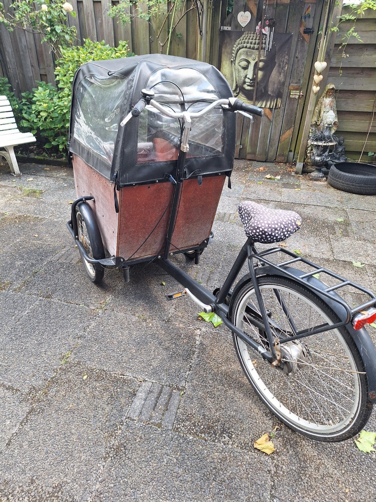 Babboe bakfiets, Ophalen of Verzenden, Gebruikt, 4 kinderen of meer, Elektrisch