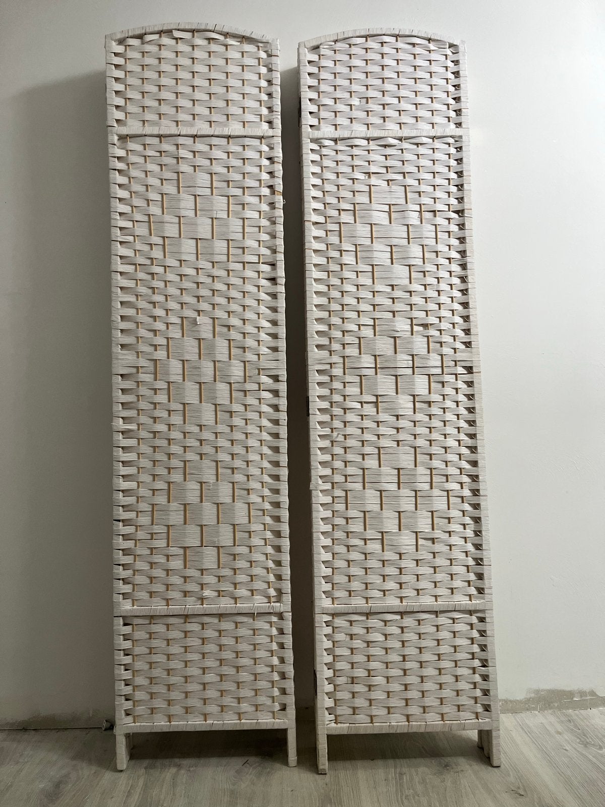 Witte kamerscherm / scheidingswand, Ophalen, Gebruikt