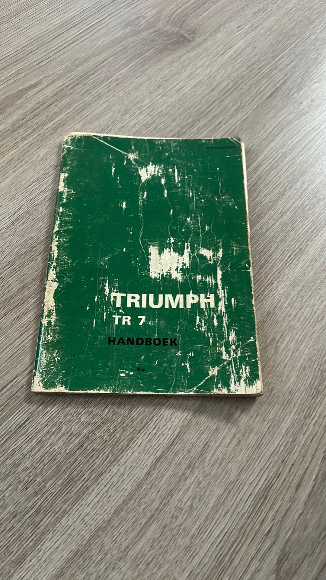 Tr7 handboekje, Ophalen of Verzenden, Zo goed als nieuw