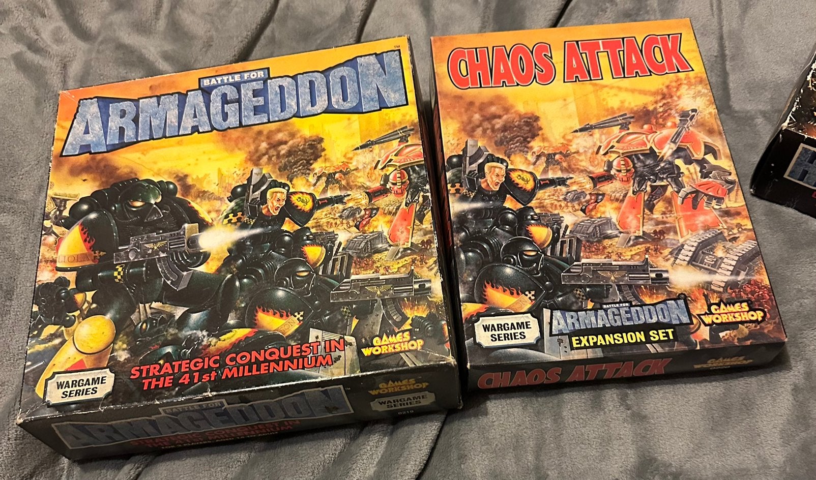 Vintage Warhammer 40.000 bordspel Battle for Armageddon ‘92, Hobby en Vrije tijd, Ophalen, Zo goed als nieuw, Warhammer